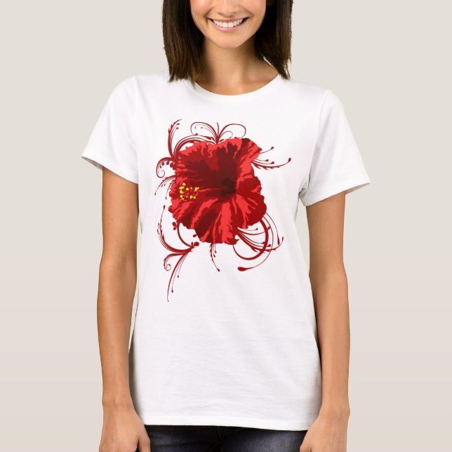 Red Flower T-Shirt (Front)
