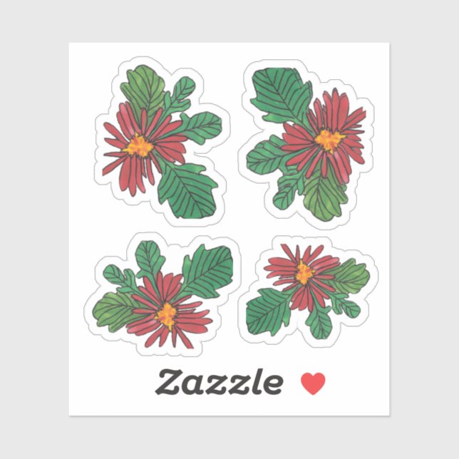 Red Flowers (Sheet)