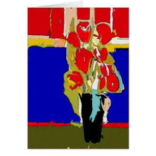 Red Flowers Abstract Matisse Hawaii