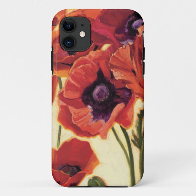 Red Flowers Case-Mate iPhone Case (Back)