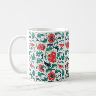 Red flowers coffee mug