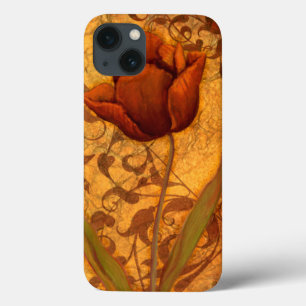 Red Flowers II iPhone 13 Case