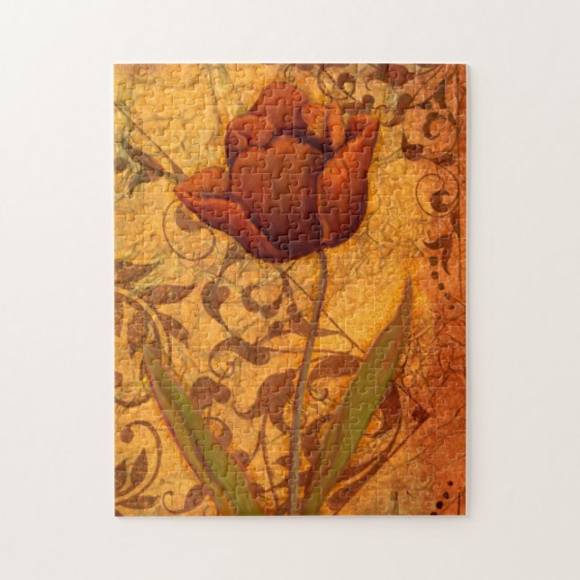 Red Flowers II Jigsaw Puzzle (Vertical)