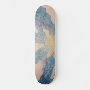 Red Flowers Skateboard