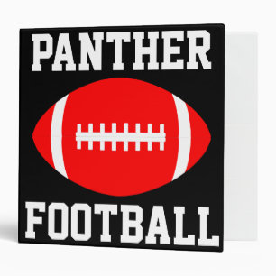 Red Football Custom Team Nom Classeur Playbook