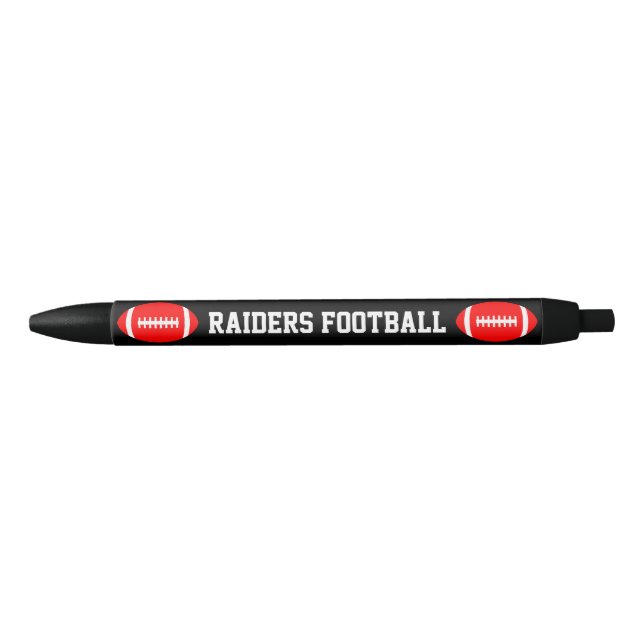 Red Football Custom Team Nom ou Stylos d'entraîneu (Devant)