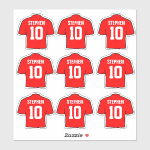 Red Football Shirts
