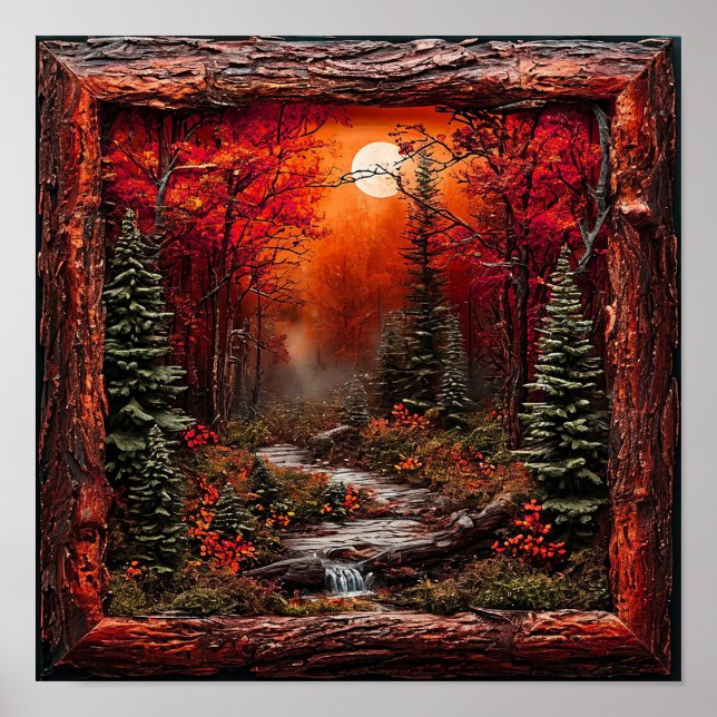 Red Forest Poster (Front)