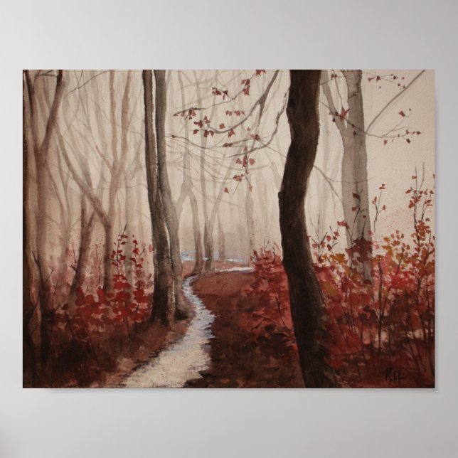 Red Forest Poster (Front)