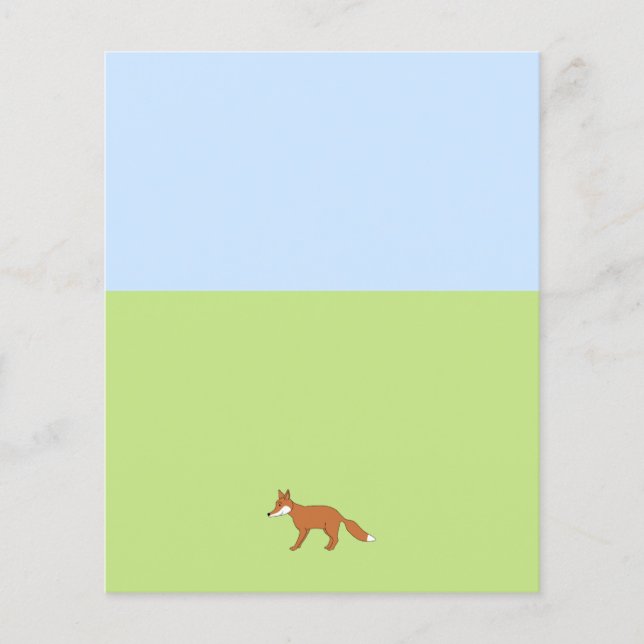 Red Fox. (Front)