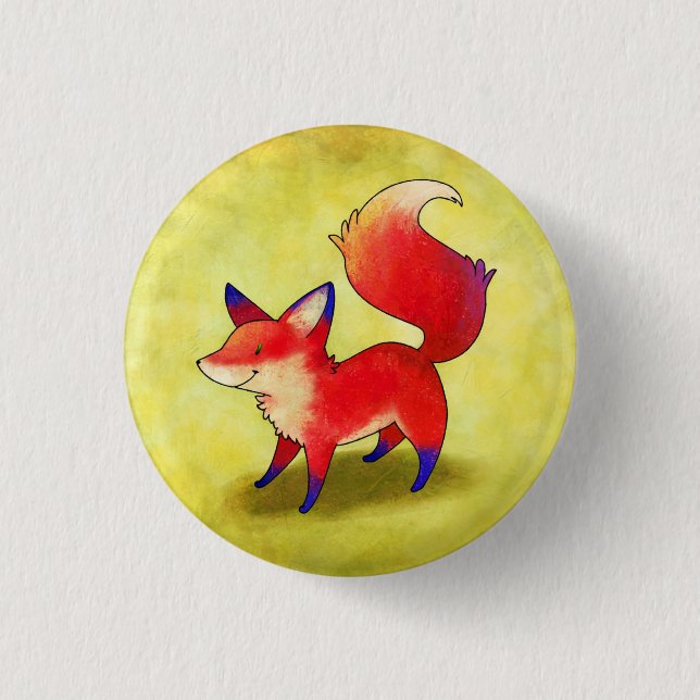 Red Fox Button (Front)