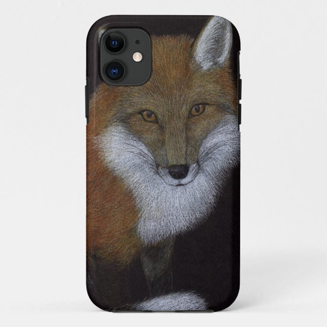 Red Fox Case-Mate iPhone Case (Back)