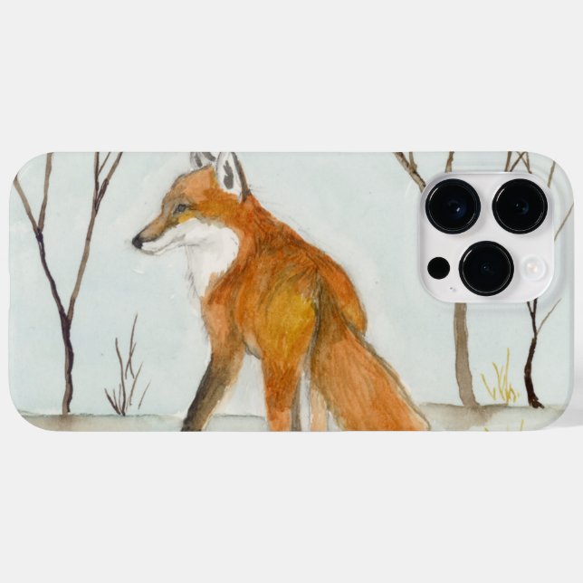 Red Fox Case-Mate iPhone Case (Back (Horizontal))