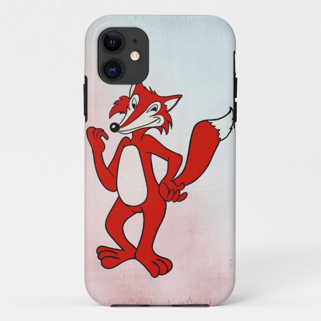 Red Fox Case-Mate iPhone Case (Back)