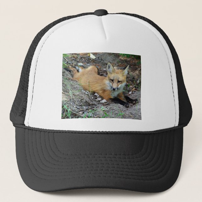 Red Fox - Chillin Trucker Hat (Front)