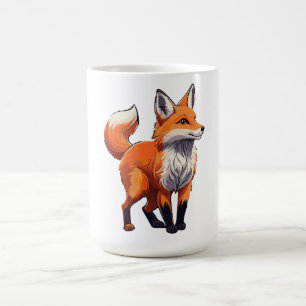 Red fox coffee mug