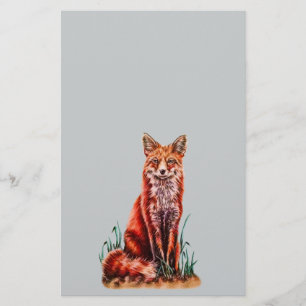 Red Fox Drawing Animal Art Pencil Sketch Foxy