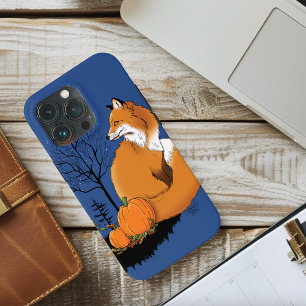 Red Fox Forest Pumpkins iPhone 13 Pro Case
