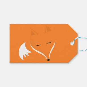 Red fox gift tags