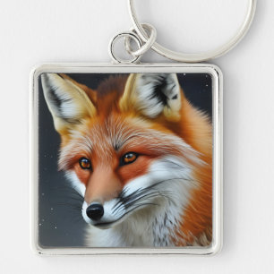 Red Fox Keychain
