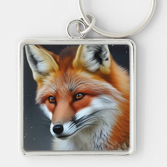 Red Fox Keychain (Front)