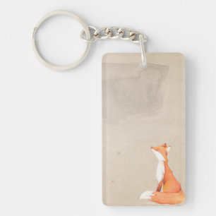 Red fox keychain