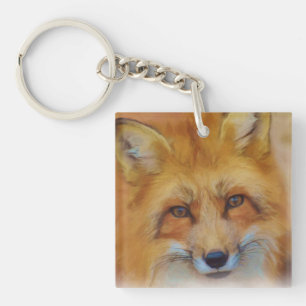Red Fox Keychain