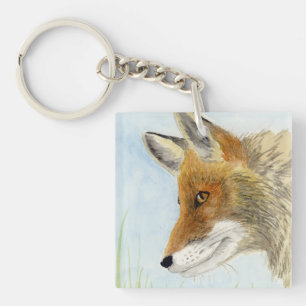 Red Fox Keychain