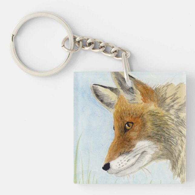Red Fox Keychain (Front)