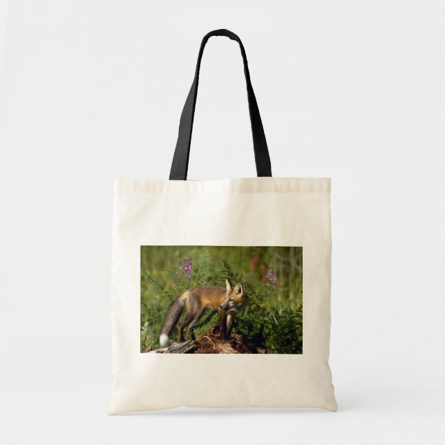 Red Fox kit Tote Bag (Front)
