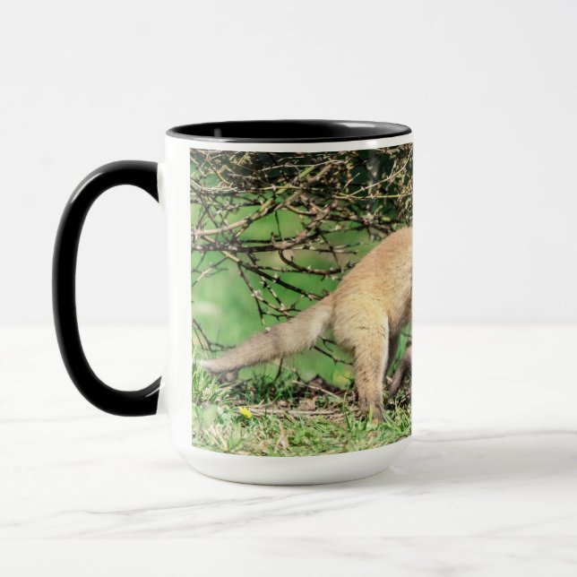 Red Fox Kits Playing Mug (Left)