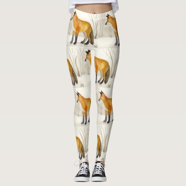 Red Fox Leggings (Front)