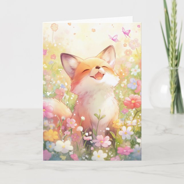 Red Fox Meadow Melody Card (Front)