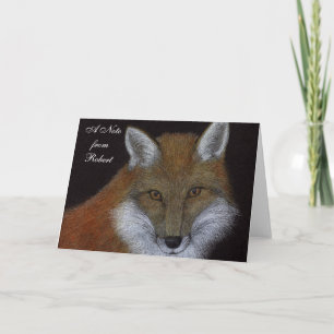 Red Fox Note Card
