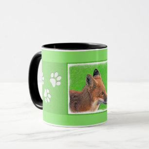 Red Fox Painting - Original Wildlife Art Mug