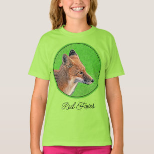Red Fox Painting - Original Wildlife Art T-Shirt
