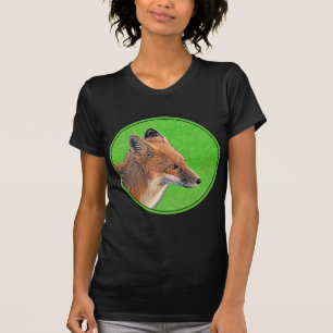Red Fox Painting - Original Wildlife Art T-Shirt