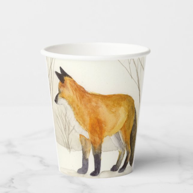 Red Fox Paper Cups (Front)