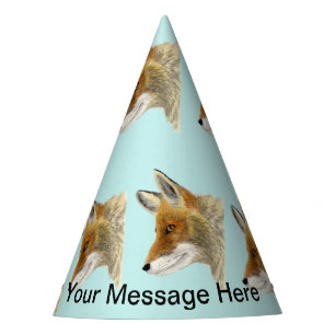 Red Fox Party Hat