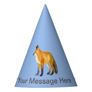 Red Fox Party Hat