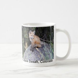 Red fox photo mug