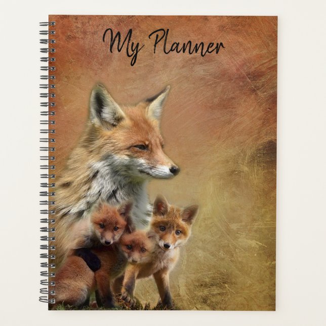 Red Fox Planner (Front)