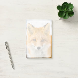 Red Fox Portrait Post-it Notes