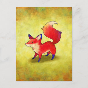 Red Fox Postcard