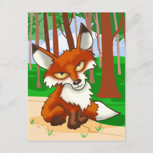 Red Fox Postcard