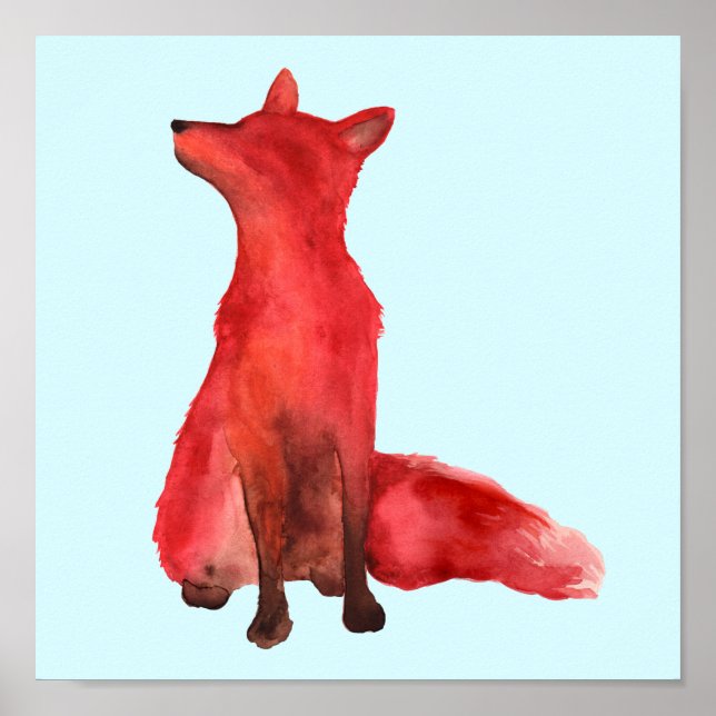 Red fox poster (Front)
