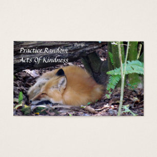 Red Fox Random Actes de gentillesse Carte