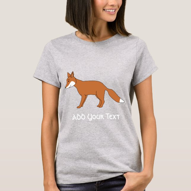 Red Fox. T-Shirt (Front)