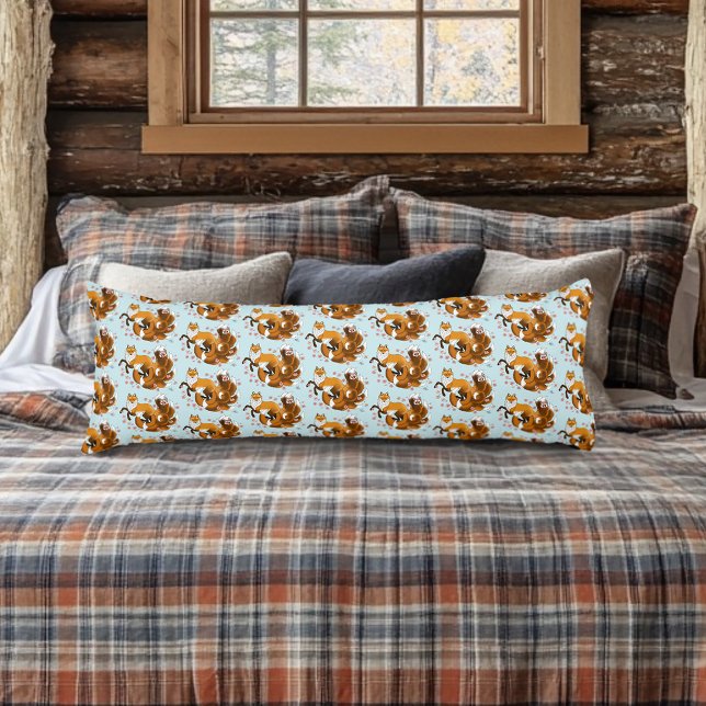 Red Fox Tails Kitsune Kasai Body Pillow (Creator Uploaded)