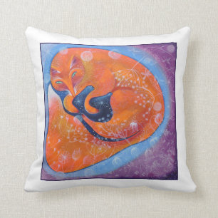 Red Fox. Throw Pillow